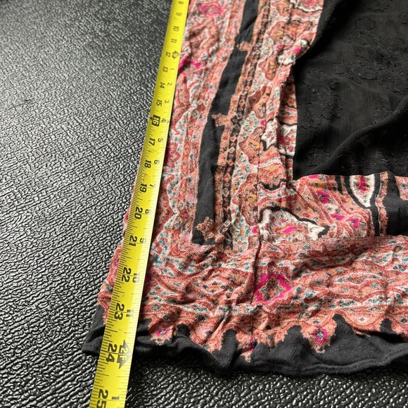 Free People Heart Snatcher Paisley Print Wide Leg Jumpsuit S Boho Festival Beach - Picture 9 of 10